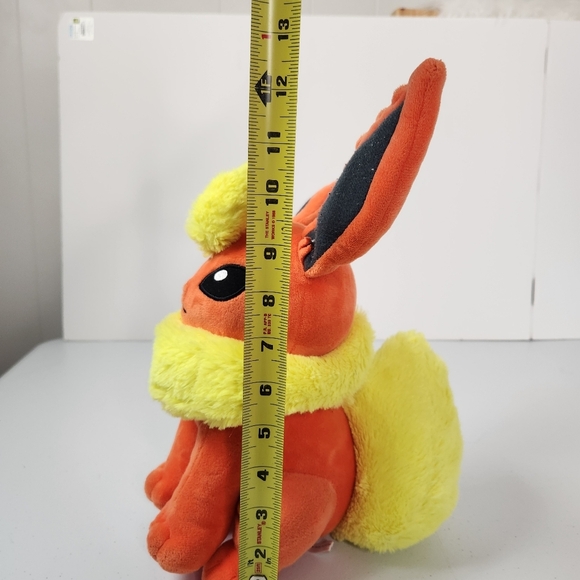 Vintage Flareon Pokemon Plush 3rd Round 1997 Nintendo Tag - Picture 9 of 9